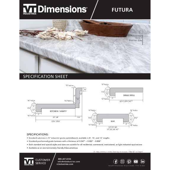 Spec Sheet Futura