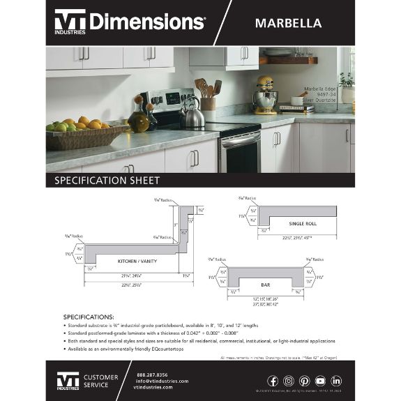 Spec Sheet Marbella