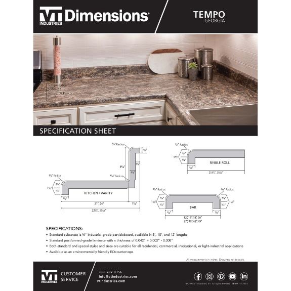 Spec Sheet Tempo